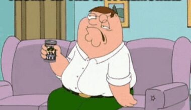 Replace the beer with diet coke.