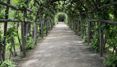 Bogen über Zufahrt.