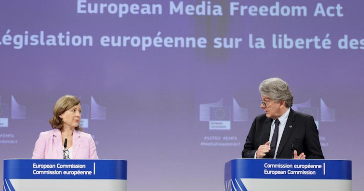 Il Media Freedom Act è in vigore: l'Ue pronta a usare ogni strumento per farlo rispettare