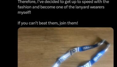 Of course the wee man does it as the UN confirms israel is committing genocide