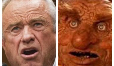 Before and after vaccines ravaged this innocent politician