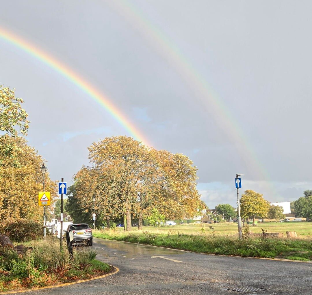 Double rainbow in Wimbledon common