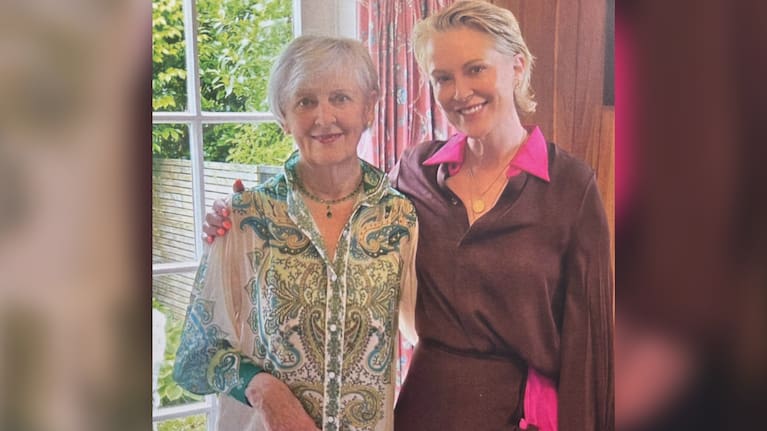 Julia DeLuney and her mother Helen Gregory.