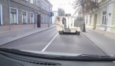 New Russian BTR-22 APC was spotted in Hrodno Belarus, close to the polish border, also new tactical sign