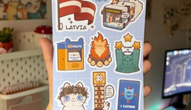 Local artist creates cute merch about Latvia and Baltic States)))