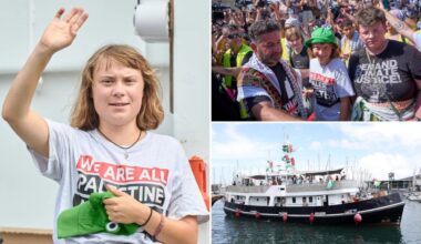 Israel threatens to arrest Greta Thunberg as a 'terrorist' after activist sails for Gaza again