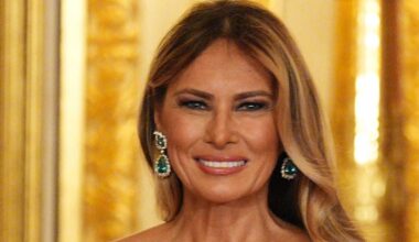 Melania Trump slammed as she wears 'hideous' yellow dress to Royals' State Banquet