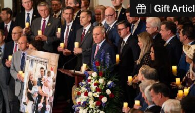 Republicans Honor Charlie Kirk at Vigil in the Capitol