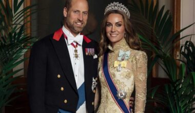 Kate Middleton Has Princess Moment in Gold Gown and Tiara at State Banquet