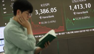 Korean won sinks amid US investment jitters; Seoul plans 24-hour FX trading