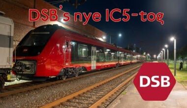 DSB’s First NEW IC5 train has arrived in Denmark!