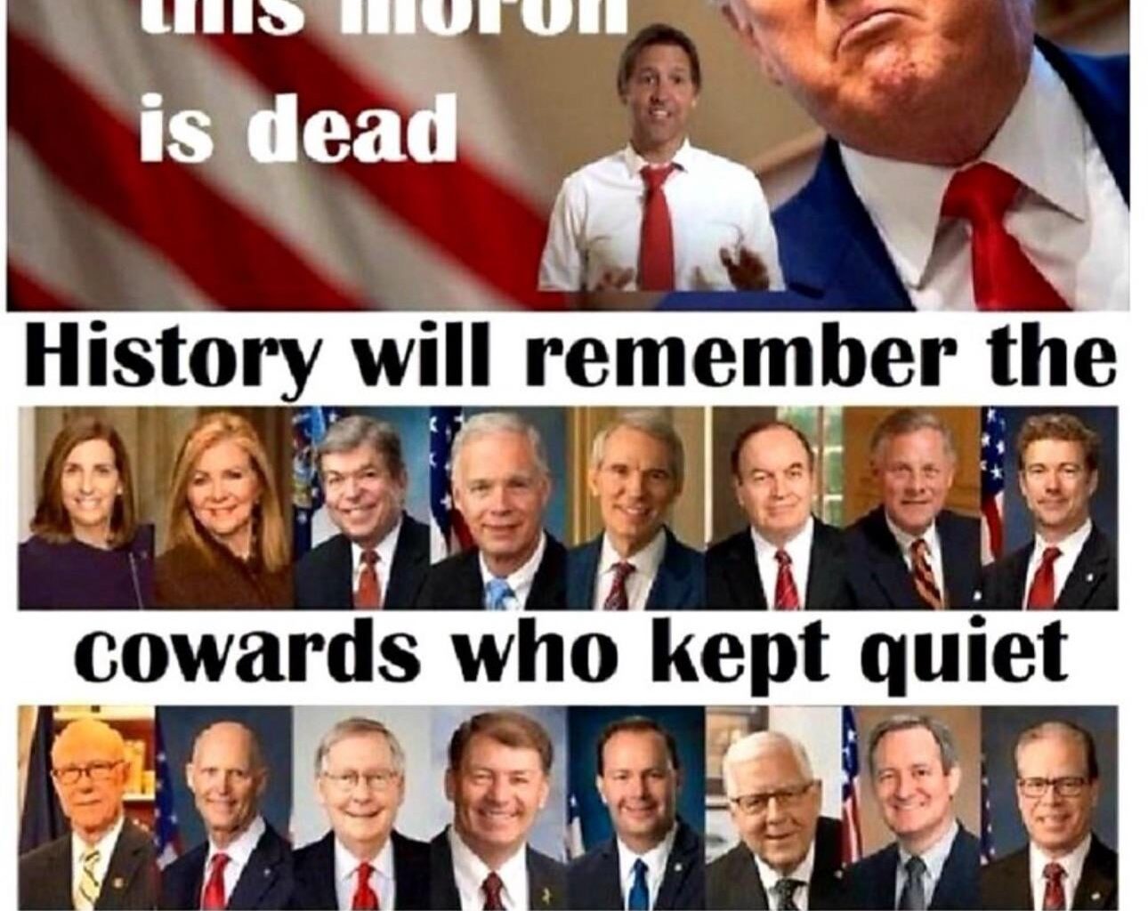 For me, I hope that history is even less kind to all of the maga supporters/voters. It is 💯 their fault. I hope that they are shamed beyond recovery and I hope that they’re alive to feel it. I totally get that this is petty but, that’s where I am now. SideNote: RELEASE THE UNREDACTED EPSTEIN FILES