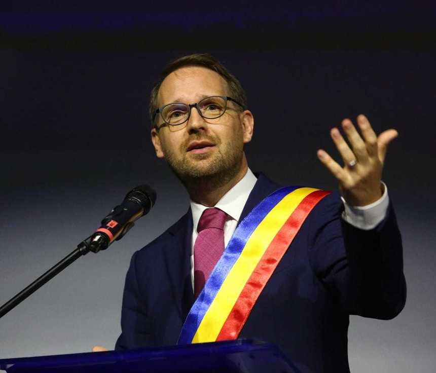 Dominic Fritz si-a anuntat oficial intentia de a candida pentru al treilea mandat la primaria Timisoara