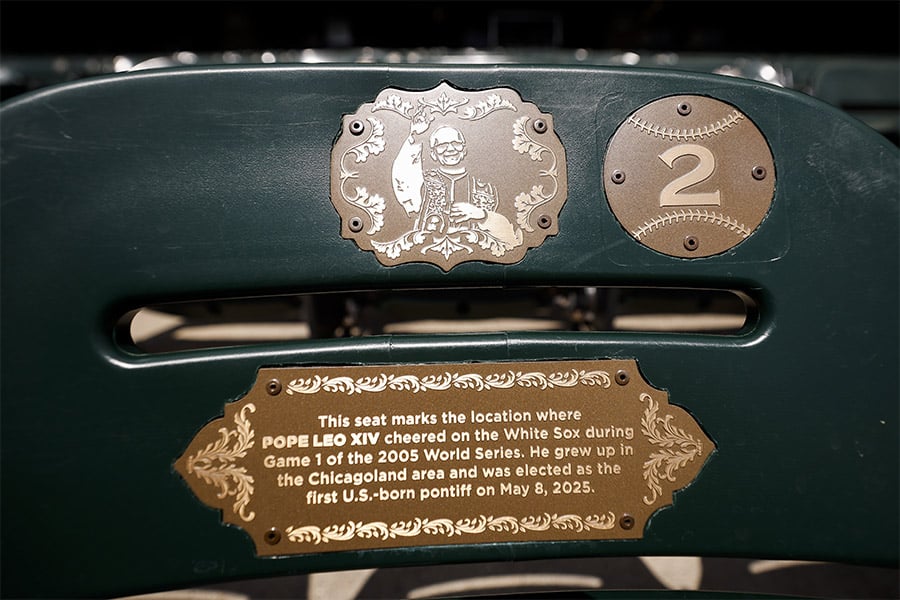 Chicago stadium seat gains fame: It's where future pope saw first game of 2005 World Series