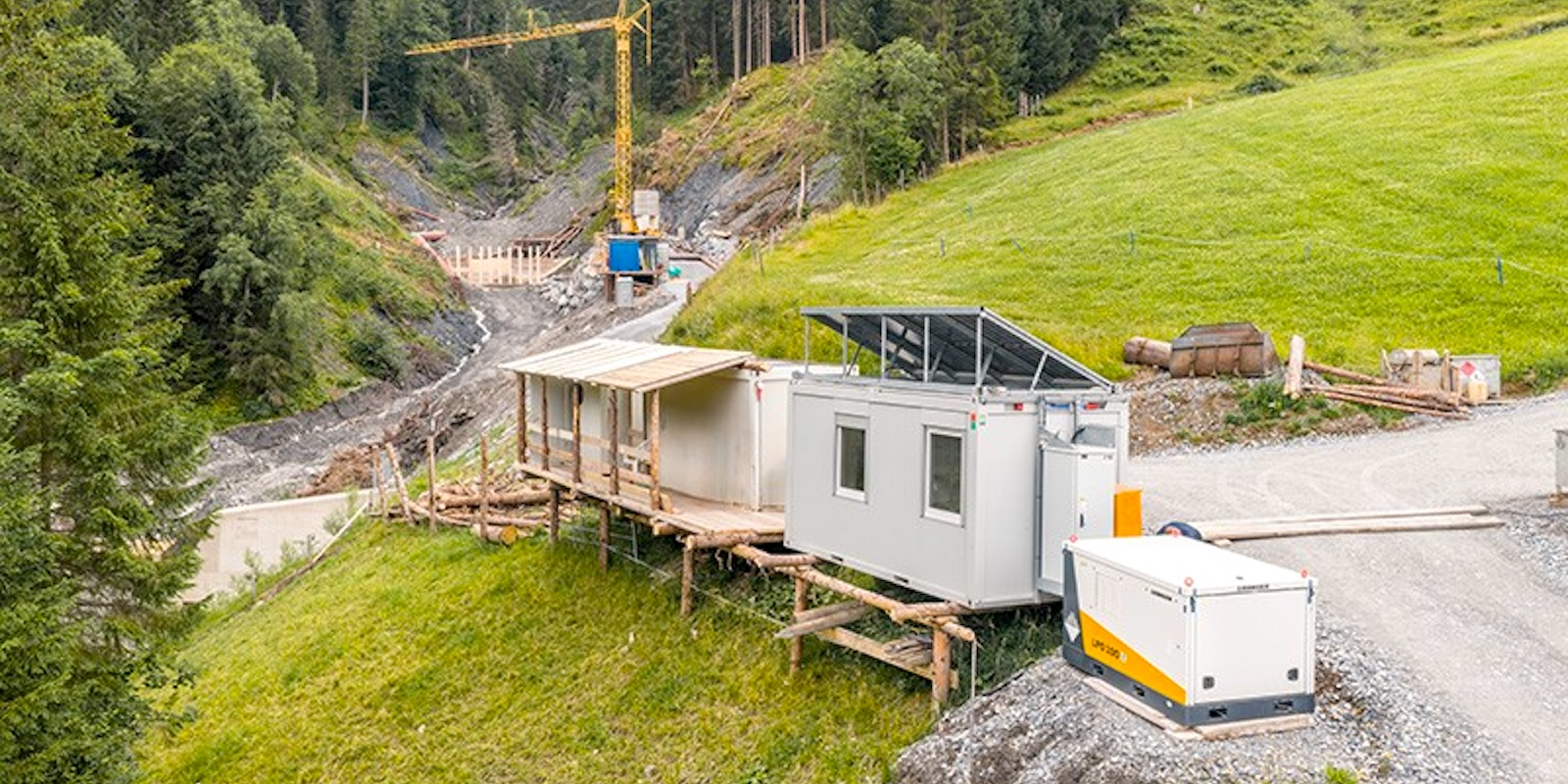 Sustainable power supply in construction – Liebherr energy storage systems for Austrian civil protection