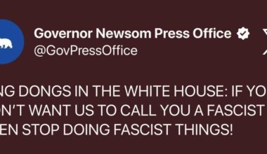 Newsom Defends Use of “Fascist” to Describe Trump Administration Officials