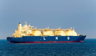 Πλοίο LNG στη θάλασσα