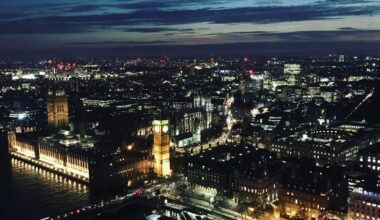Taken from the London Eye