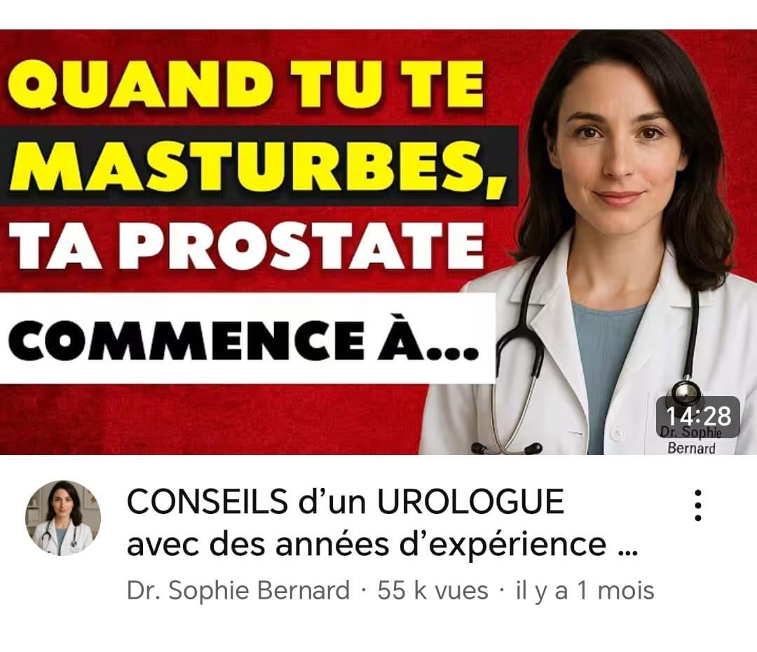 Comment est votre prostate ?