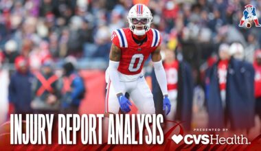 Patriots CB Christian Gonzalez is Officially Questionable for Sunday’s Week 3 Matchup vs. the Steelers