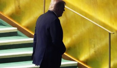 In front of drowning nations, Trump calls climate change a 'con job.' Here are the facts and context.