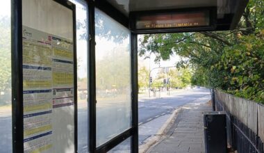 The electronic displays at bus stops are so helpful! I don't know how I ever managed before they were introduced.