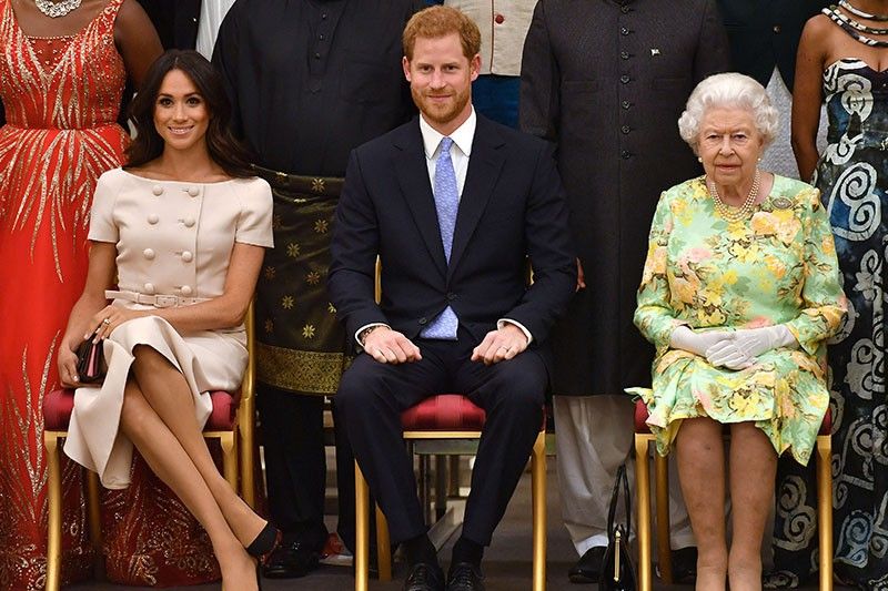 Prince Harry pays respects at grandmother