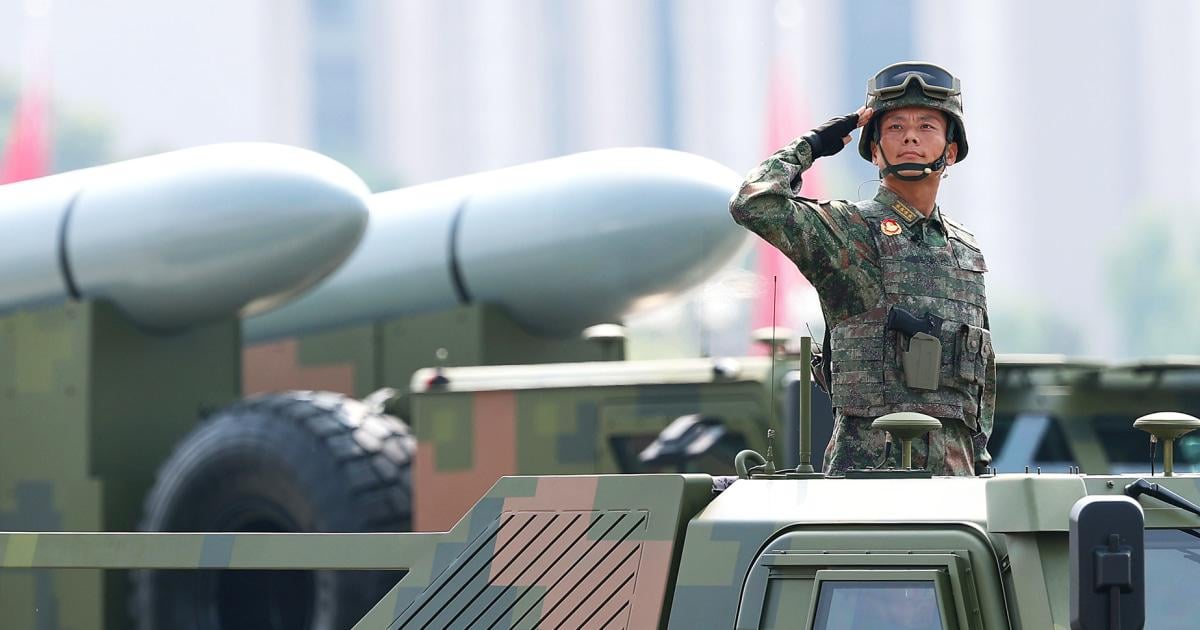 China parades its military might, and its friends, in a defiant display for the U.S.