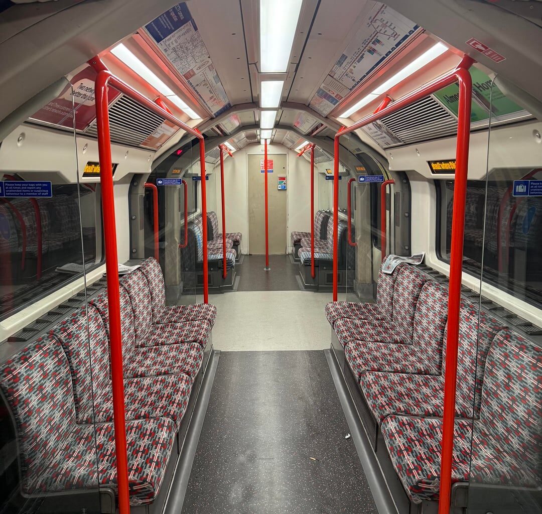I finally spotted one of London Underground’s rarest finds – a refurbished train on the Central Line