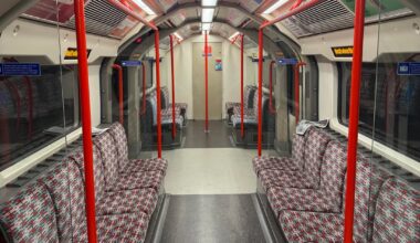 I finally spotted one of London Underground’s rarest finds – a refurbished train on the Central Line