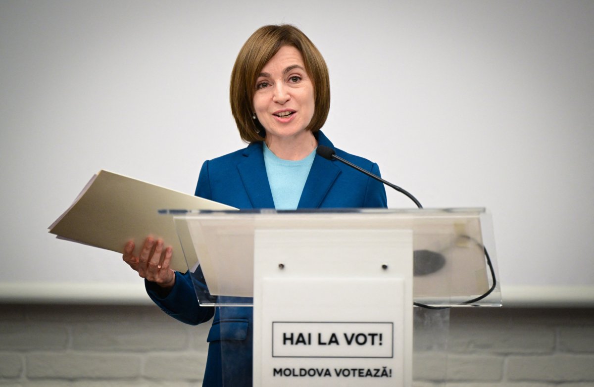 Moldovan President Maia Sandu