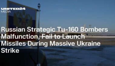 Russian Strategic Tu-160 Bombers Malfunction, Fail to Launch Missiles During Massive Ukraine Strike