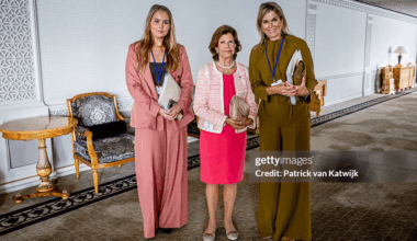 Queen Maxima and Princess Amalia wear giant pants to the opening session of UN General Assembly, Queen Mathilde and Queen Silvia also attend