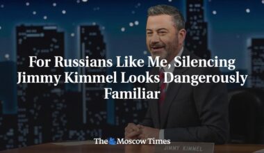 For Russians Like Me, Silencing Jimmy Kimmel Looks Dangerously Familiar