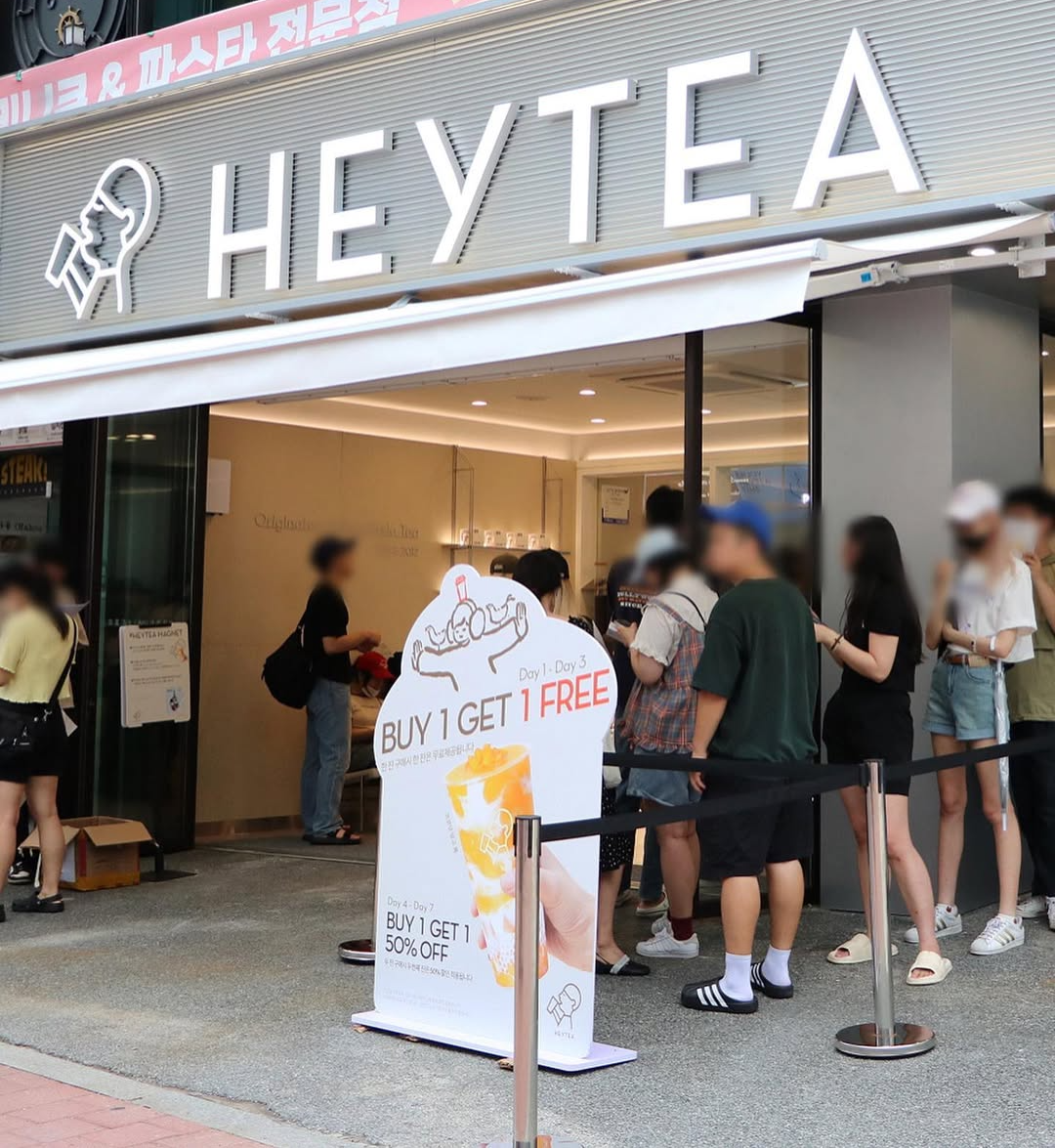 Heytea’s Hongdae location in Seoul (Heytea Korea)