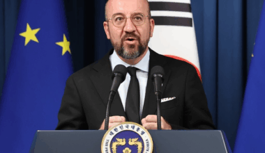 Charles Michel, former permanent president of the EU Summit. The photo shows him speaking at a joint press conference for the Korea-EU summit held at the presidential office building in Yongsan, Seoul in 2023. [Photo source = Yonhap News]