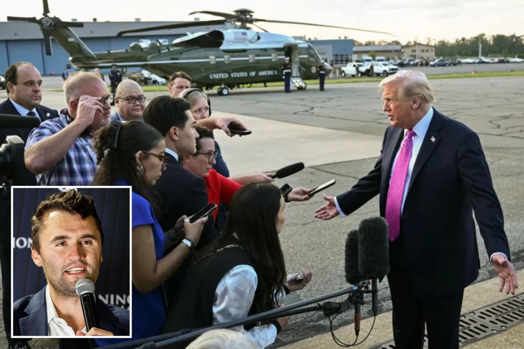 Trump blasts 'the left' and announces 'major investigations' underway after Charlie Kirk assassination