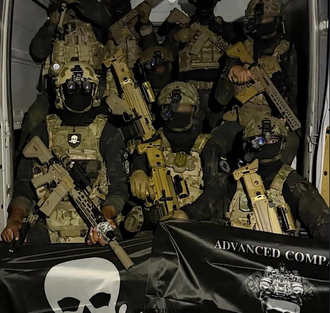 International fighters in urkaine from revanche tactical group- The Advanced company