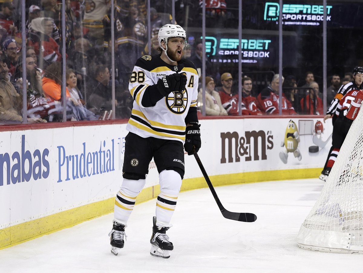 Český hokejista David Pastrňák