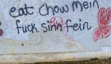 Loyalist graffiti taking on a new tack