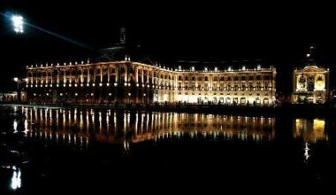 Stock Exchange Square, Bordeaux, France. Own composition.