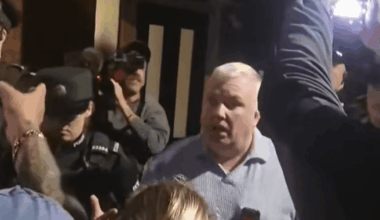 Stephen Nolan faces 'angry' scenes in Belfast over housing of sex offenders following protest