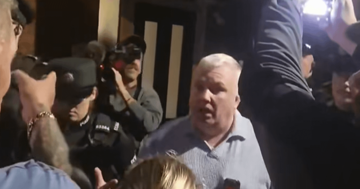 Stephen Nolan faces 'angry' scenes in Belfast over housing of sex offenders following protest