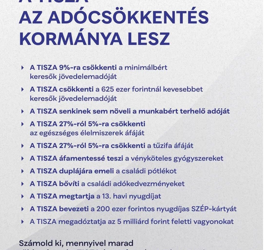 Magyar Péter: 4 millió szórólapot juttatunk a magyar háztartásokba