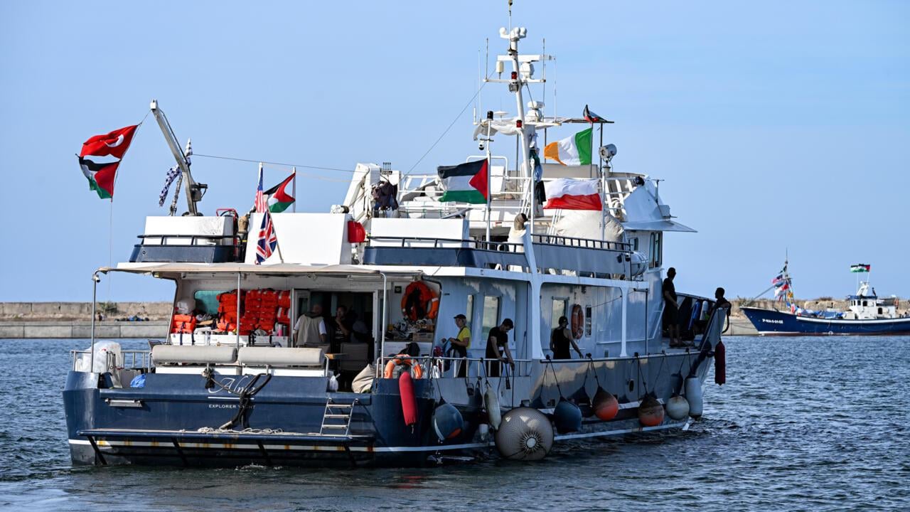 Italy deploys frigate after drone 'attack' on Gaza aid flotilla