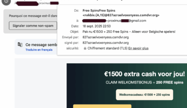 Proximus-only email alias now getting spam: Data leak?
