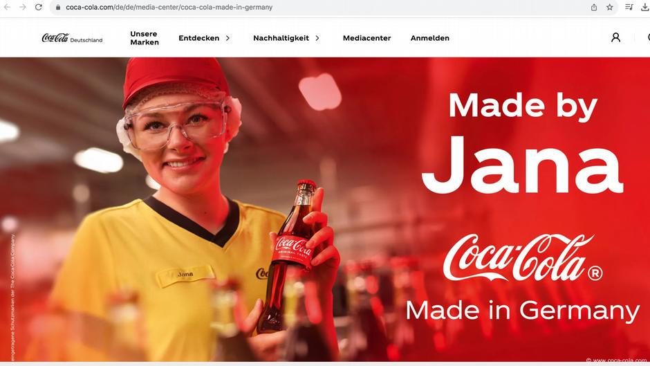 Coca-Cola rebrands products in Germany amid US image crisis
