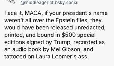 Kid Rock and Ted Nugent will probably write a song about the Epstein Files, while Kevin Sorbo and James Woods star as Epstein and Ghislaine Maxwell in the blockbuster movie The Epstein Files: Rated WTF. 🍿🤦‍♂️