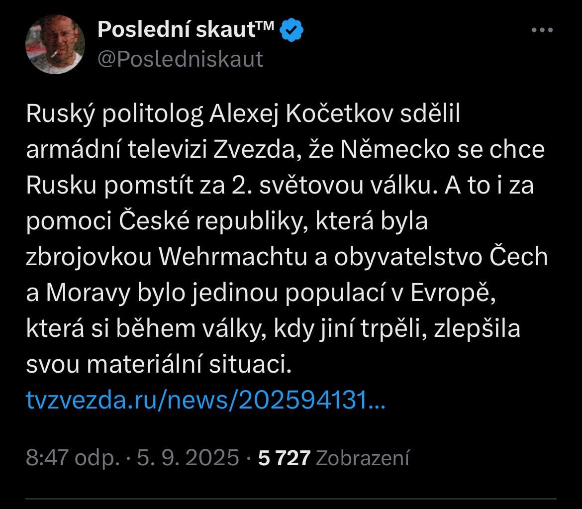 Snad ti proruští šašci vědí, co si o nás v Rusku povídají