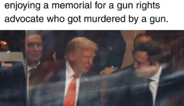 The irony is thicker than the glass.